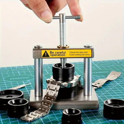 SET PROFESIONAL RELOJERIA PRENSA 19 PIEZAS | PROFESSIONAL WATCHMAKING PRESS TOOL SET 19 PIECES