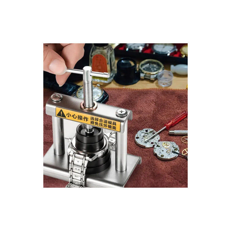 SET PROFESIONAL RELOJERIA PRENSA 19 PIEZAS | PROFESSIONAL WATCHMAKING PRESS TOOL SET 19 PIECES