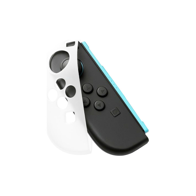 SET PROTECTOR SILICONA CONTROLES NINTENDO SWITCH OLED BLANCO | SILICONE PROTECTIVE SET FOR NINTENDO SWITCH OLED CONTROLLERS WHITE