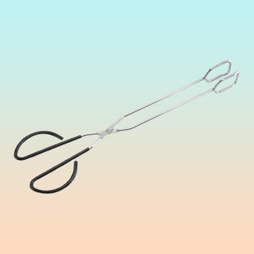 PINZAS EXTRALARGAS BBQ CARBON ACERO INOXIDABLE 30CMS PLATEADO