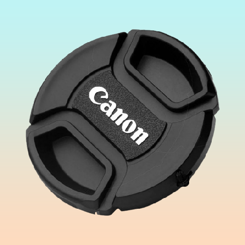 TAPA Ø82MM CANON LENTE FRONTAL+CUERDA VIDEO CAMARA FOTO NEGRO | CANON FRONT LENS CAP Ø82MM + STRING VIDEO CAMERA PHOTO BLACK
