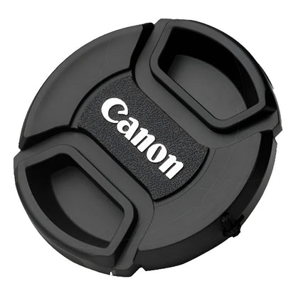 TAPA Ø82MM CANON LENTE FRONTAL+CUERDA VIDEO CAMARA FOTO NEGRO | CANON FRONT LENS CAP Ø82MM + STRING VIDEO CAMERA PHOTO BLACK
