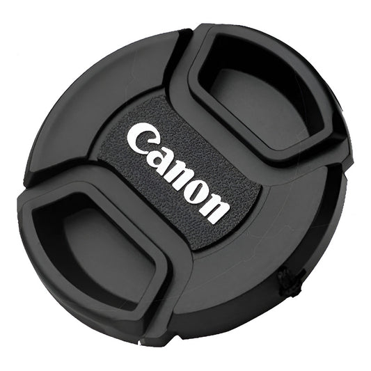TAPA Ø82MM CANON LENTE FRONTAL+CUERDA VIDEO CAMARA FOTO NEGRO | CANON FRONT LENS CAP Ø82MM + STRING VIDEO CAMERA PHOTO BLACK
