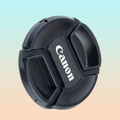 TAPA CANON LENTE FRONTAL+CUERDA Ø55MM CAMARA FOTO VIDEO NEGRO | CANON FRONT LENS CAP + STRING Ø55MM PHOTO VIDEO CAMERA BLACK
