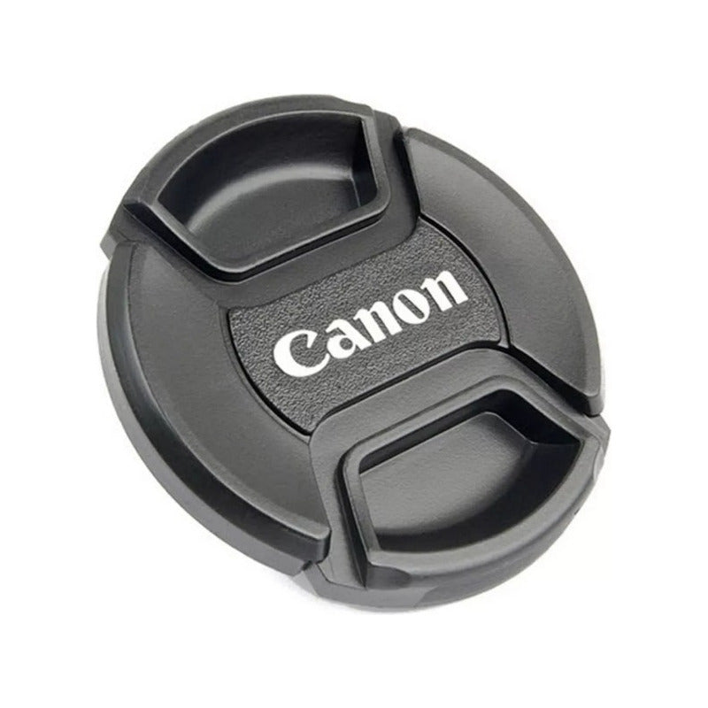 TAPA CANON LENTE FRONTAL+CUERDA Ø55MM CAMARA FOTO VIDEO NEGRO | CANON FRONT LENS CAP + STRING Ø55MM PHOTO VIDEO CAMERA BLACK
