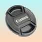 TAPA CANON LENTE FRONTAL+CUERDA Ø77MM CAMARA FOTO VIDEO NEGRO