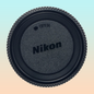 TAPA COBERTORA DELANTERA CUERPO CAMARA MODELOS F NIKON NEGRO | FRONT BODY COVER CAP CAMERA F MOUNT MODELS NIKON BLACK
