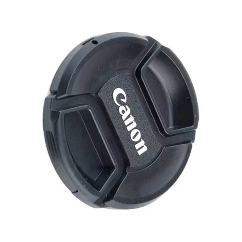TAPA LENTE CANON FRONTAL+CUERDA Ø49MM FOTO VIDEO CAMARA NEGRO | CANON FRONT LENS CAP + STRING Ø49MM PHOTO VIDEO CAMERA BLACK
