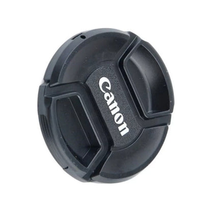 TAPA LENTE CANON FRONTAL+CUERDA Ø49MM FOTO VIDEO CAMARA NEGRO | CANON FRONT LENS CAP + STRING Ø49MM PHOTO VIDEO CAMERA BLACK
