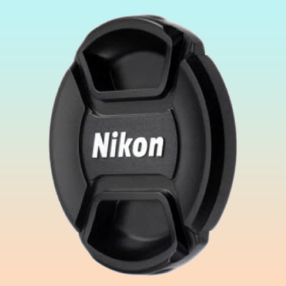 TAPA LENTE FRONTAL NIKON Ø77MM +CUERDA CAMARA FOTO VIDEO NEGRO | NIKON Ø77MM FRONT LENS CAP +STRING CAMERA PHOTO VIDEO BLACK
