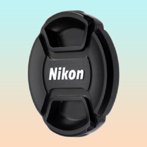 TAPA NIKON LENTE Ø55MM FRONTAL+CUERDA FOTO CAMARA VIDEO NEGRO | NIKON FRONT LENS CAP Ø55MM + STRING PHOTO VIDEO CAMERA BLACK
