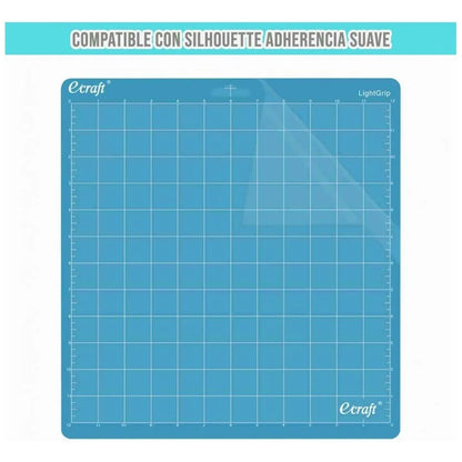 TAPETE CORTE 12 PULGADAS LIGHT GRIP CAMEO 4 TRANSPARENTE | CUTTING MAT 12 INCHES LIGHT GRIP CAMEO 4 TRANSPARENT
