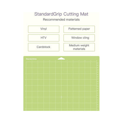 TAPETE CORTE 12 X 12 STANDAR GRIP PARA CAMEO 4 | 3 | 2 | 1 VERDE CLARO | CUTTING MAT 12 X 12 STANDARD GRIP FOR CAMEO 4 | 3 | 2 | 1 LIGHT GREEN
