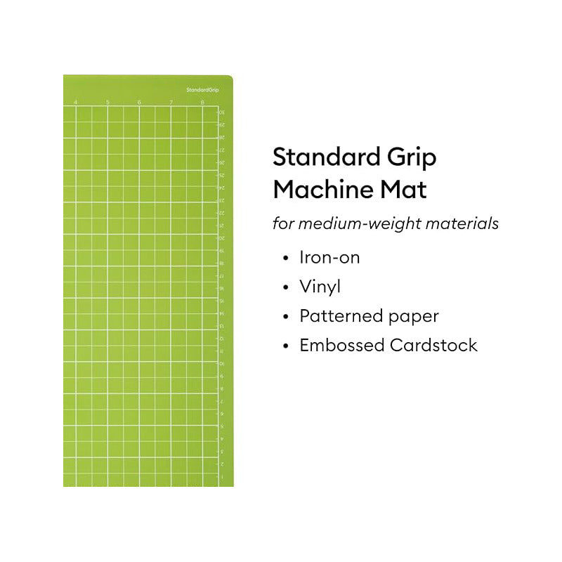 TAPETE CORTE 12 X 12 STANDAR GRIP PARA CAMEO 4 | 3 | 2 | 1 VERDE CLARO | CUTTING MAT 12 X 12 STANDARD GRIP FOR CAMEO 4 | 3 | 2 | 1 LIGHT GREEN
