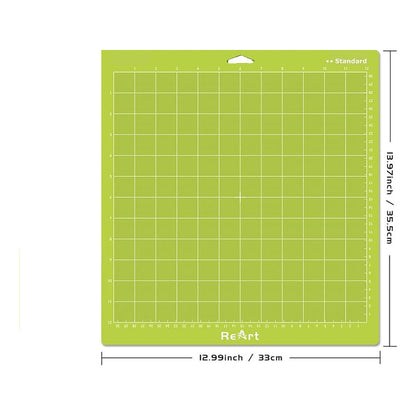 TAPETE CORTE 12 X 12 STANDAR GRIP PARA CAMEO 4 | 3 | 2 | 1 VERDE CLARO | CUTTING MAT 12 X 12 STANDARD GRIP FOR CAMEO 4 | 3 | 2 | 1 LIGHT GREEN
