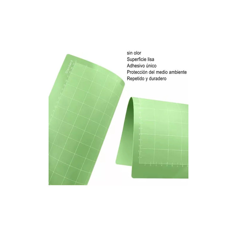 TAPETE CORTE 12 X 12 STANDAR GRIP PARA CAMEO 4 | 3 | 2 | 1 VERDE CLARO | CUTTING MAT 12 X 12 STANDARD GRIP FOR CAMEO 4 | 3 | 2 | 1 LIGHT GREEN
