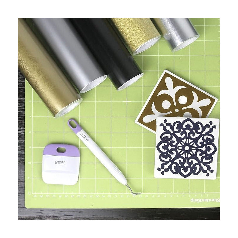 TAPETE CORTE 12 X 12 STANDAR GRIP PARA CAMEO 4 | 3 | 2 | 1 VERDE CLARO | CUTTING MAT 12 X 12 STANDARD GRIP FOR CAMEO 4 | 3 | 2 | 1 LIGHT GREEN
