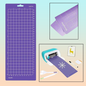TAPETE CORTE 12 X 4.5 PARA CRICUT JOY STRONG GRIP MORADO LAVANDA | CUTTING MAT 12 X 4.5 FOR CRICUT JOY STRONG GRIP LAVENDER PURPLE
