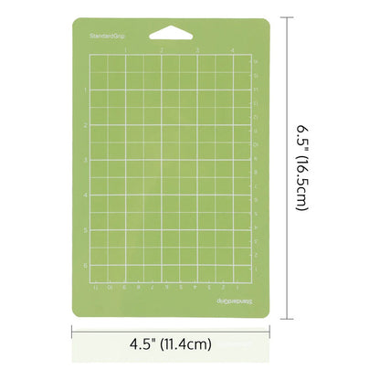 TAPETE CORTE 6.5 X 4.5 PARA CRICUT JOY STANDAR GRIP VERDE VERDE CLARO | CUTTING MAT 6.5 X 4.5 FOR CRICUT JOY STANDARD GRIP GREEN LIGHT GREEN
