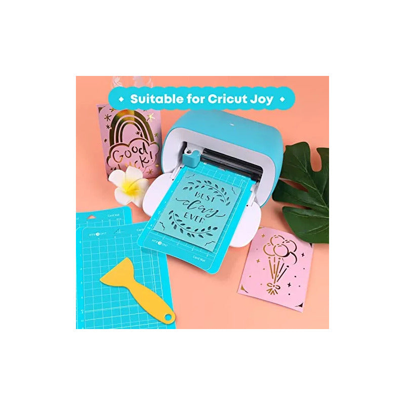 TAPETE CORTE 6.5 X 4.5 PULGADAS PARA CRICUT JOY LIGHT GRIP AGUA | CUTTING MAT 6.5 X 4.5 INCHES FOR CRICUT JOY LIGHT GRIP AQUA
