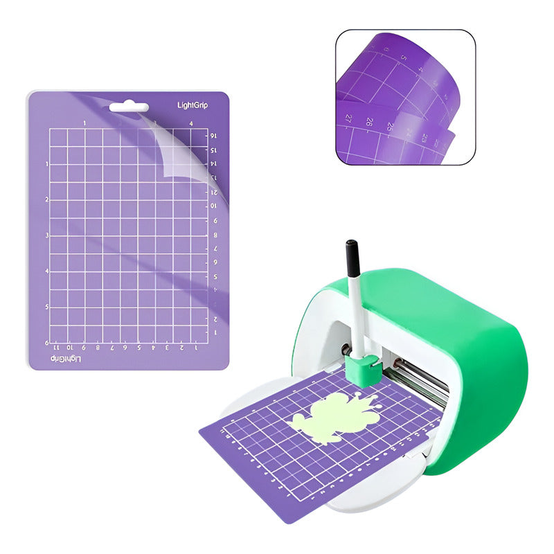 TAPETE CORTE 6.5 X 4.5 PULGADAS PARA CRICUT JOY STRONG GRIP VIOLETA | CUTTING MAT 6.5 X 4.5 INCHES FOR CRICUT JOY STRONG GRIP PURPLE
