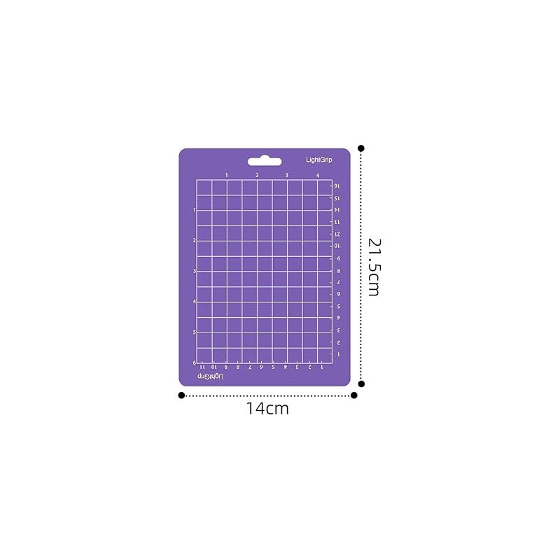 TAPETE CORTE 6.5 X 4.5 PULGADAS PARA CRICUT JOY STRONG GRIP VIOLETA | CUTTING MAT 6.5 X 4.5 INCHES FOR CRICUT JOY STRONG GRIP PURPLE
