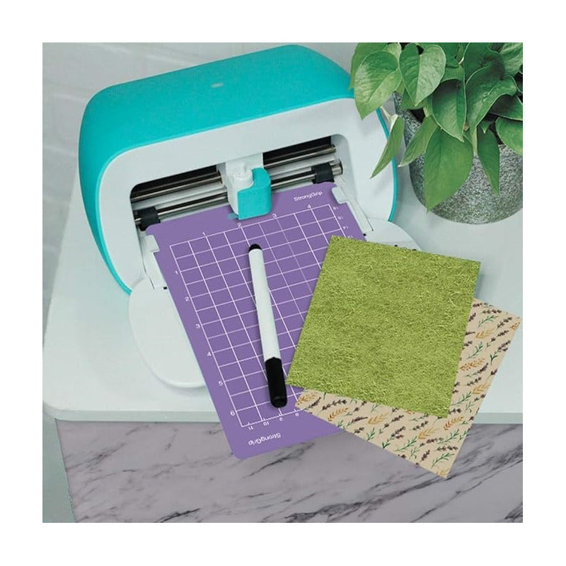TAPETE CORTE 6.5 X 4.5 PULGADAS PARA CRICUT JOY STRONG GRIP VIOLETA | CUTTING MAT 6.5 X 4.5 INCHES FOR CRICUT JOY STRONG GRIP PURPLE
