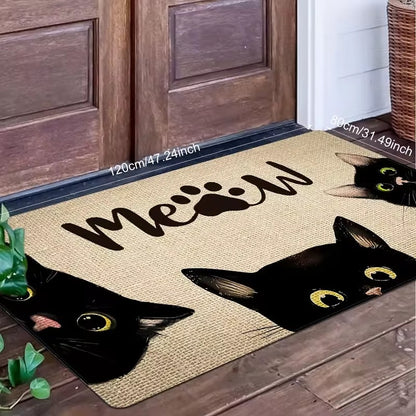 TAPETE ENTRADA CASA BAÑO COCINA ALCOBA ADORNO MASCOTA GATOS 60 CM 40 CM ANIMAL PRINT AMARILLO | HOME ENTRANCE MAT BATHROOM KITCHEN BEDROOM PET CATS DECOR 60 CM 40 CM ANIMAL PRINT YELLOW
