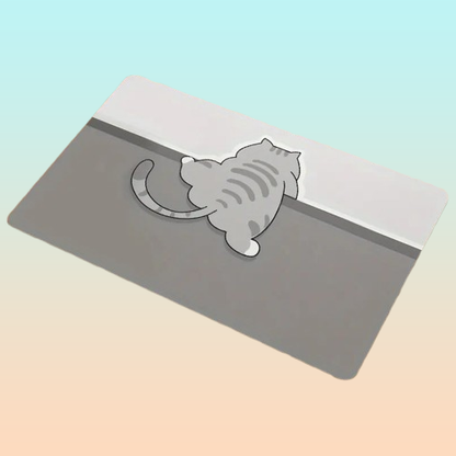 TAPETE HOGAR COCINA ENTRADA CASA ALCOBA GATO GRIS 40X60 60 CM 40 CM GATO GRIS GRIS | HOME MAT KITCHEN ENTRANCE HOUSE BEDROOM GRAY CAT 40X60 60 CM 40 CM GRAY CAT GRAY
