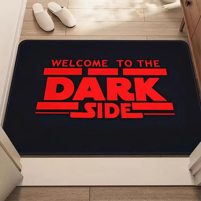 TAPETE HOGAR COCINA ENTRADA CASA DISEÑO DARK SIDE ROJO 40X60 60 CM 40 CM STAR WARS NEGRO/ROJO | HOME KITCHEN ENTRANCE DOORMAT DARK SIDE DESIGN RED 40X60 60 CM 40 CM STAR WARS BLACK/RED
