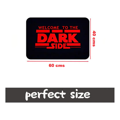 TAPETE HOGAR COCINA ENTRADA CASA DISEÑO DARK SIDE ROJO 40X60 60 CM 40 CM STAR WARS NEGRO/ROJO | HOME KITCHEN ENTRANCE DOORMAT DARK SIDE DESIGN RED 40X60 60 CM 40 CM STAR WARS BLACK/RED
