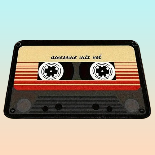 TAPETE HOGAR COCINA ENTRADA HOGAR CASSETTE AWESOME MIX 40x60 | HOME MAT FOR KITCHEN OR ENTRYWAY – CASSETTE “AWESOME MIX” 40×60