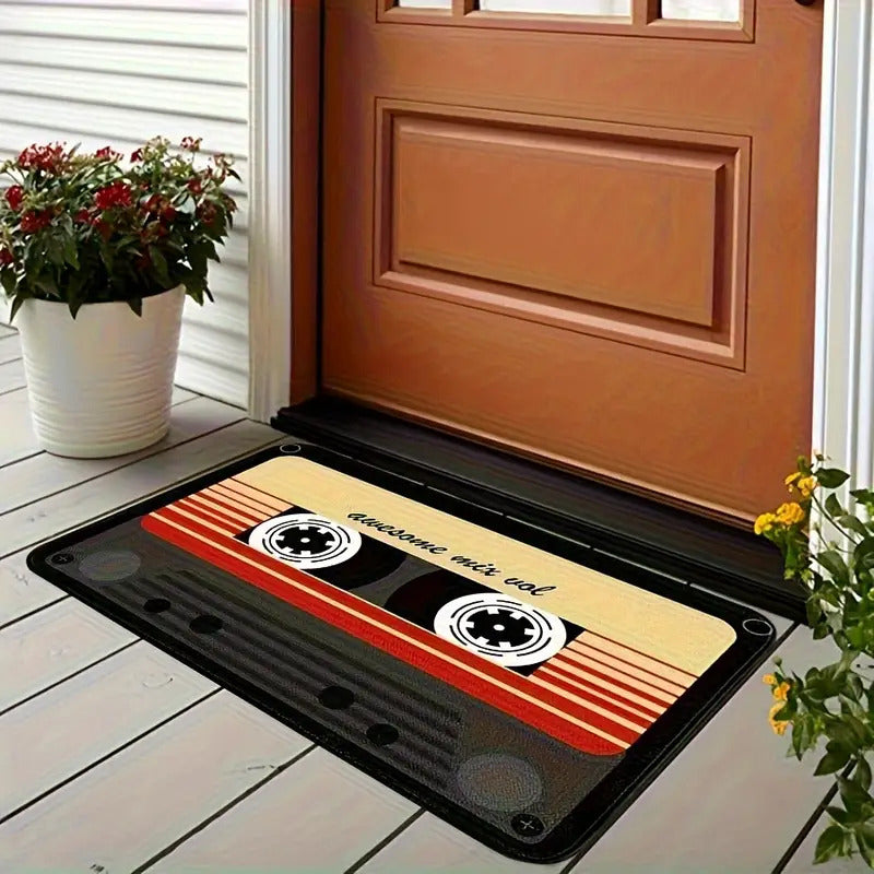 TAPETE HOGAR COCINA ENTRADA HOGAR CASSETTE AWESOME MIX 40x60 | HOME MAT FOR KITCHEN OR ENTRYWAY – CASSETTE “AWESOME MIX” 40×60