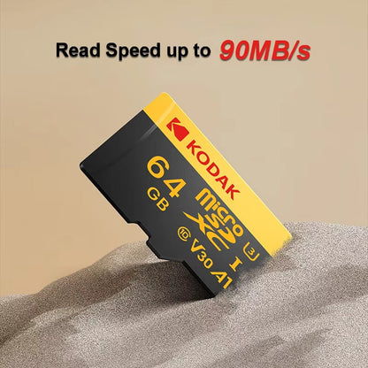 TARJETA MICRO SD 64GB KODAK XC I3 C10 V30 A1 CÁMARA CELULAR | 64GB MICRO SD CARD KODAK XC I3 C10 V30 A1 CAMERA MOBILE PHONE
