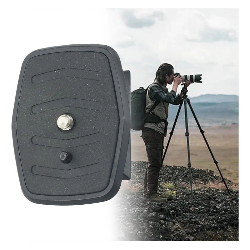 TRIPODE PLACA LIBERACIÓN RÁPIDA ZAPATA 44.6 X 44.6MMS NEGRO | TRIPOD QUICK RELEASE PLATE SHOE 44.6 X 44.6MMS BLACK
