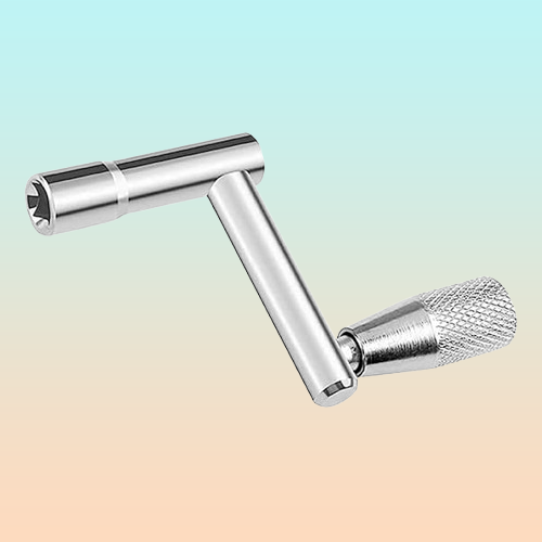 LLAVE AFINACIÓN UNIVERSAL BATERÍA ACÚSTICA REDOBLANTE CAJA PLATEADO