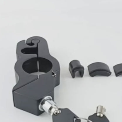 SEGURO ANTIRROBO METÁLICO ACELERADOR-FRENO MOTO | ANTITHEFT MOTORBIKE LOCK METALLIC THROTTLE HANDLE BRAKE - GIGAOUTLET GO