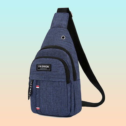 MALETIN LIGERO IMPERMEABLE CORREA AJUSTABLE VIAJE MALETA AZUL MARINO LISA