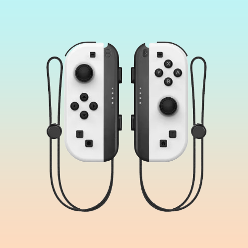 CONTROL MANDO INALÁMBRICO PARA NINTENDO SWITCH JOY-CON BLANCO